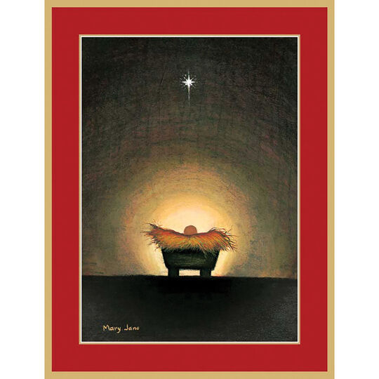 Star and Creche Holiday Cards
